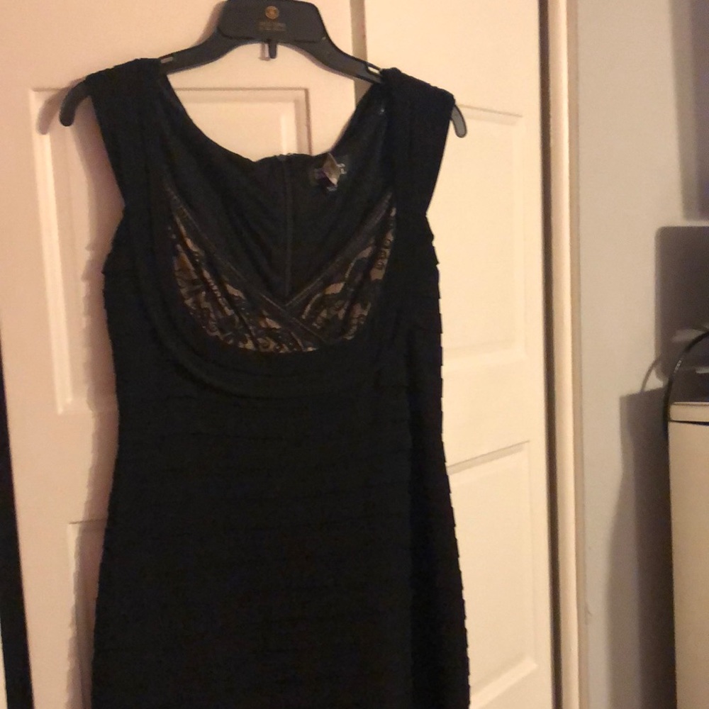 Adrianna Papell little black dress.